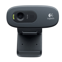 罗技（Logitech）C270 高清网络摄像头CMOS元件高清台式电脑摄像头带麦克风 家用网络智能电视摄