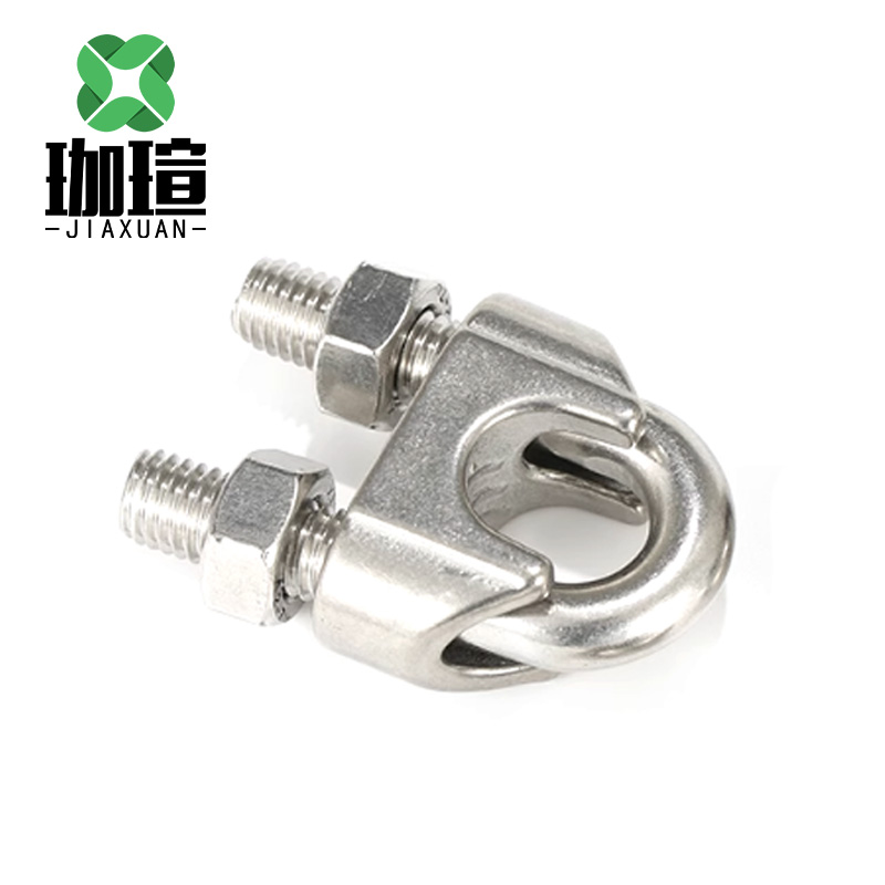 珈瑄 不锈钢钢丝绳夹头 单位:个 M5