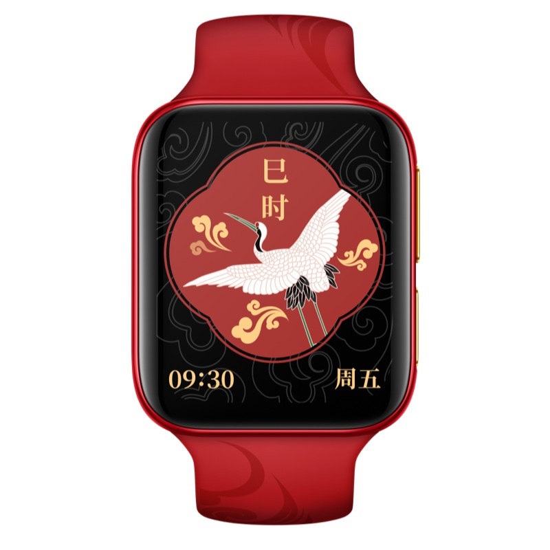 OPPO Watch 46mm 故宫新禧版 智能手表 电话手表 运动手表 eSIM通信 21天长续航 VOOC闪充 游泳级防水
