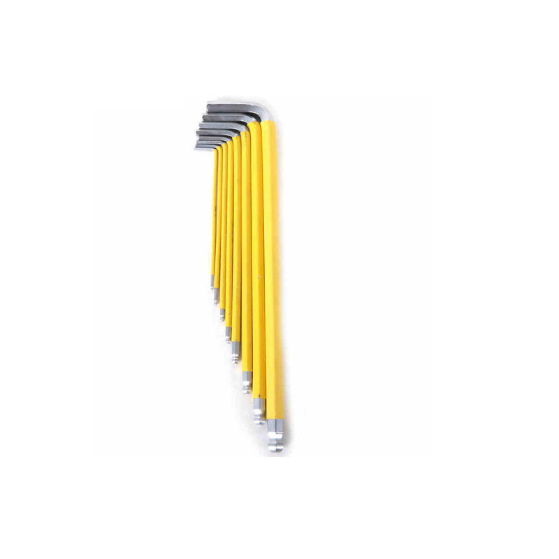 史丹利(Stanley)公制防滑加长球头内六角扳手8mm 94-508-23 货期5-10天