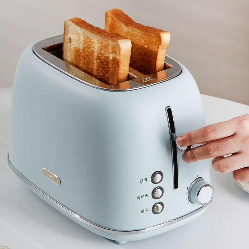 finsybo伯克多士炉 304不锈钢 6档控温 一键解冻 加厚防烫早餐机F-BM01A高清大图