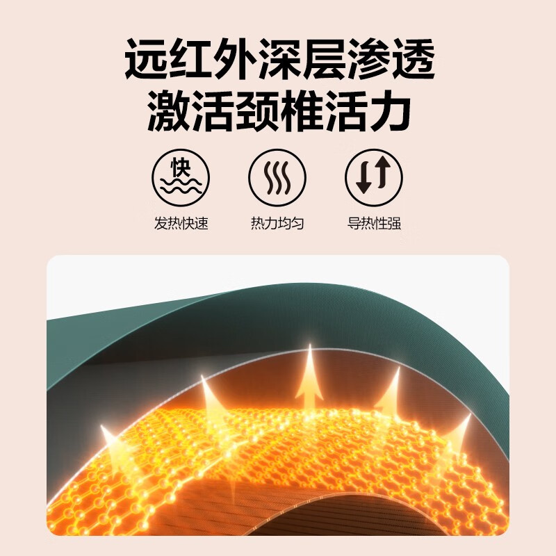 SKG颈椎枕头牵引热敷枕记忆睡眠枕修复肩颈护颈助深睡觉 毕业礼物七夕情人节礼物送男女友生日礼品 热敷睡眠枕P1高清大图