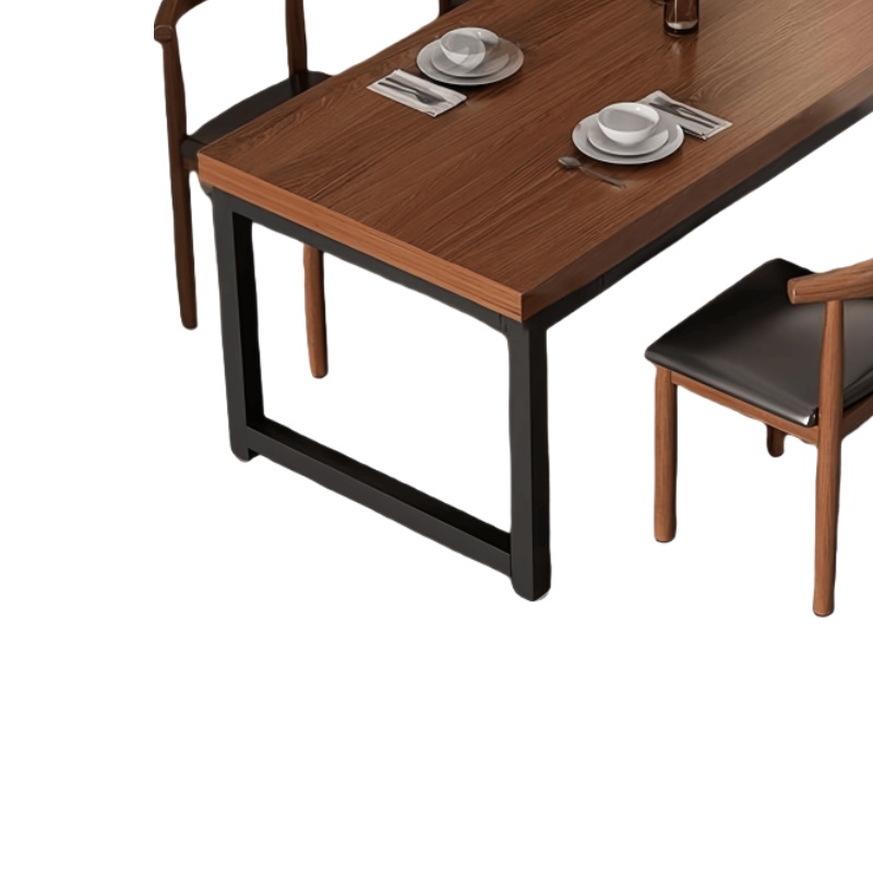 豫龙都餐桌椅 一桌六椅套高清大图