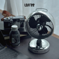 Lofree/洛斐桌面小风扇usb可充电便携式办公室宿舍家用小型摇头电风扇对流空气循环扇