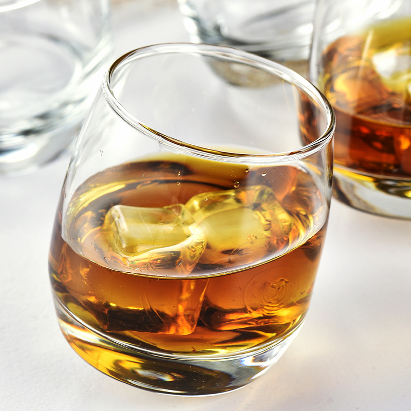 Ocean进口无铅玻璃加厚底威士忌杯耐热泡茶杯异形啤酒杯洋酒杯