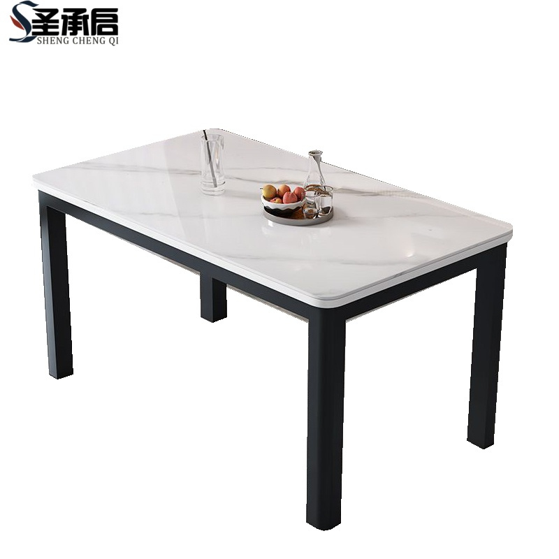 圣承启玻璃餐桌1.2米单桌张高清大图