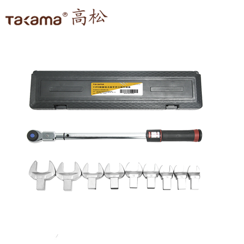 高松Takama1/2方+可换头扭力扳手+13-30mm系列开口头 631810/1盒