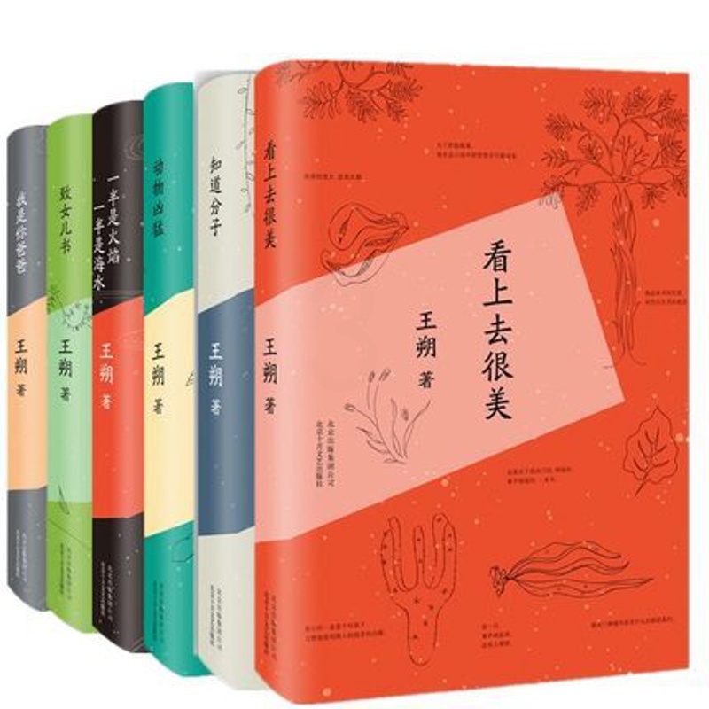 [正版] 王朔文集全套6册 2015新版精装 看上去很美/致女儿书/知道分子/动物凶猛等套装小说全集文学 王朔自选集高清大图