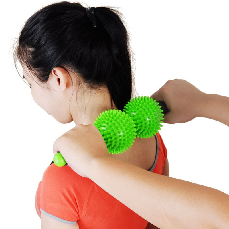 欲战弹力棒/健身棒 按摩棒滚刺球筋膜棒按摩瘦小腿全身肩颈深层肌肉放