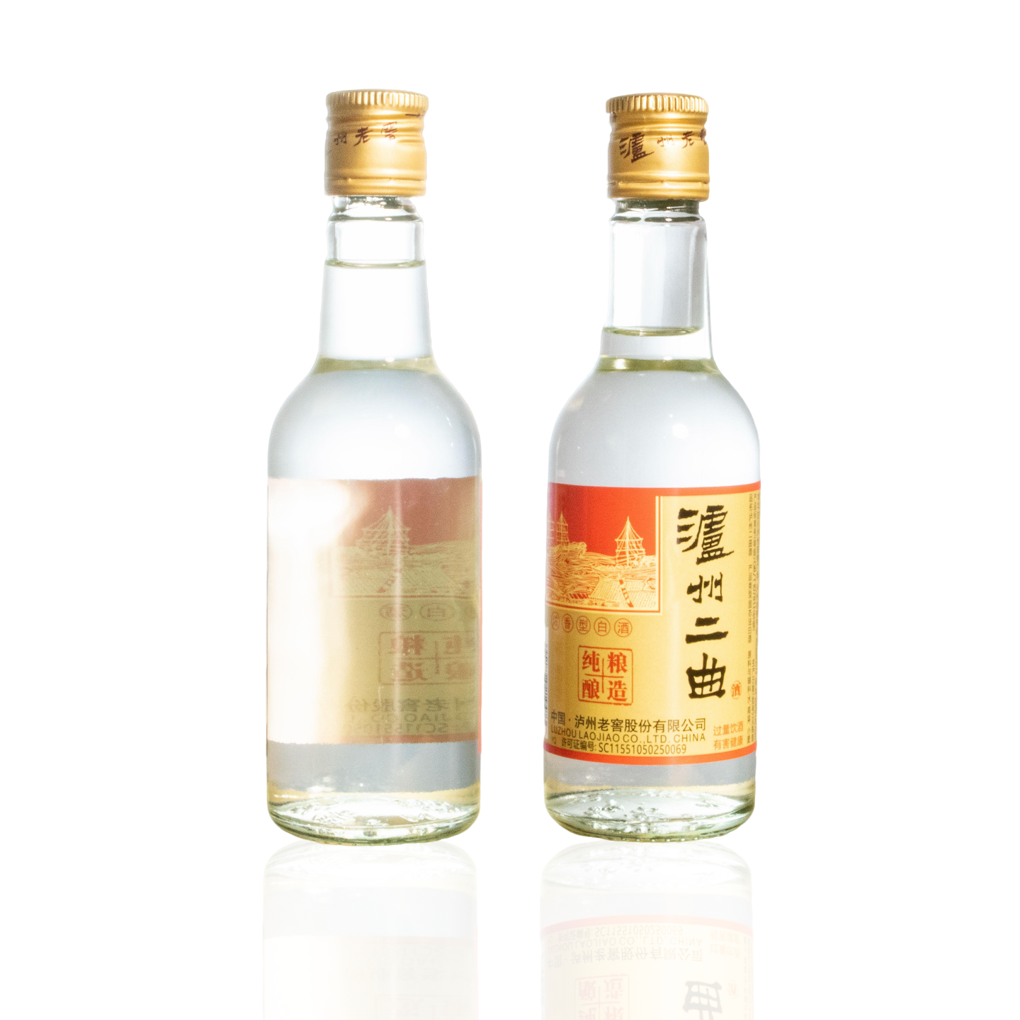 泸州老窖 泸州二曲 42度125ml*40瓶 纯粮酿造 浓香型白酒