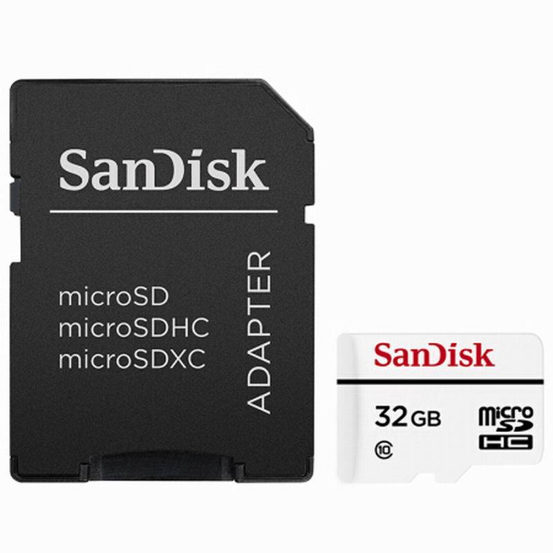 SanDisk闪迪micro sd卡 TF卡存储卡32G存储卡手机TF内存卡平板监控摄像头通用行车记录仪专用闪存卡