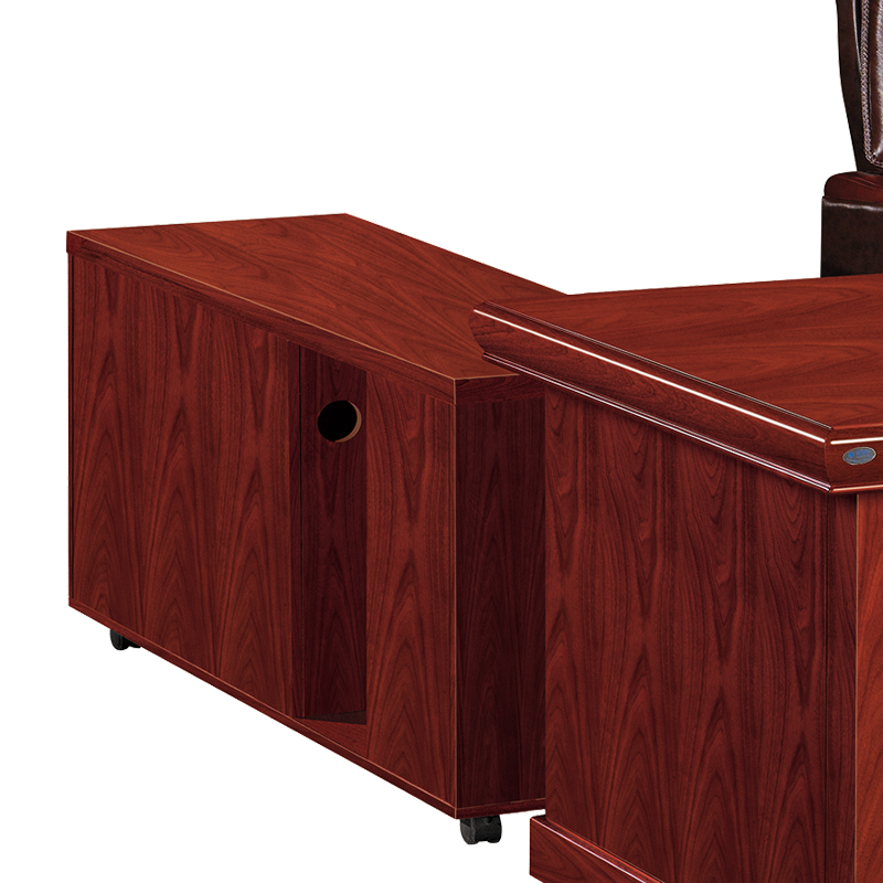 中豫鑫泽 ZYXZ4052220 油漆家具老板桌大班台办公桌主管经理桌含副柜 2米高清大图