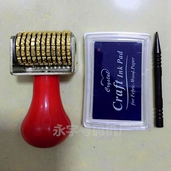 铜质可调日期章 打码机 迷你日期印章 年月日号码机 生产日期印