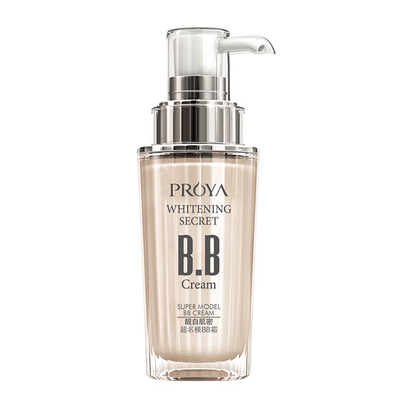 珀莱雅(PROYA)靓白肌密超名模BB霜(自然色)40ml 轻薄底妆 多功能BB霜提亮肤色轻薄透气