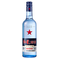 红星 二锅头 绵柔8陈酿 43度750ml*6瓶 整箱装（新老包装随机发货）