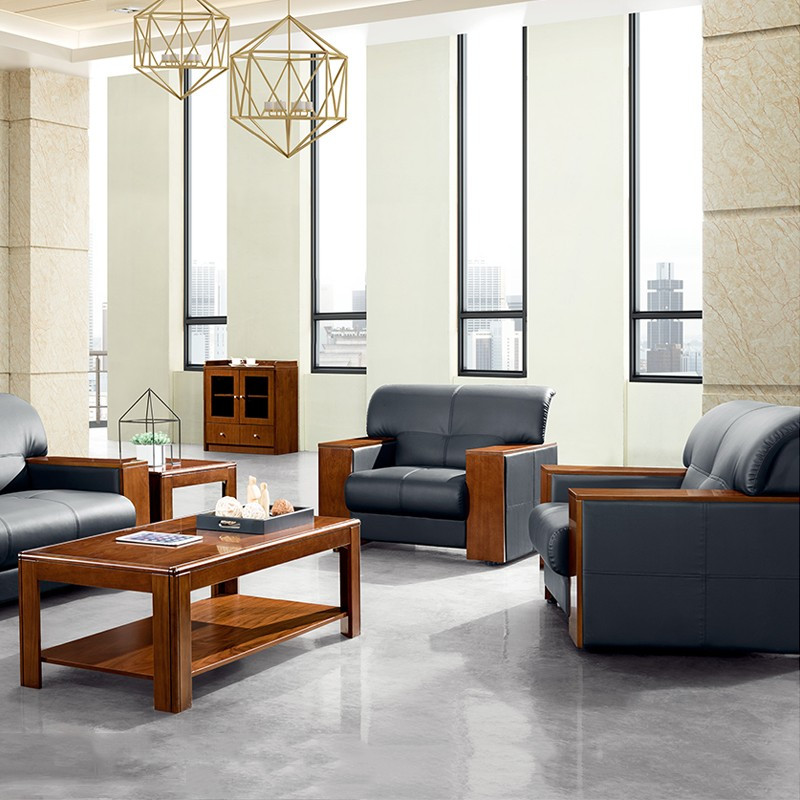 迪欧简约办公沙发休闲沙发西皮单人沙发