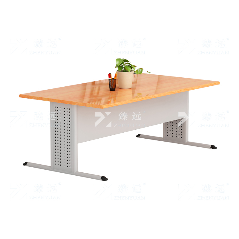 臻远ZY4052914 图书馆阅览桌阅览室桌子高清大图