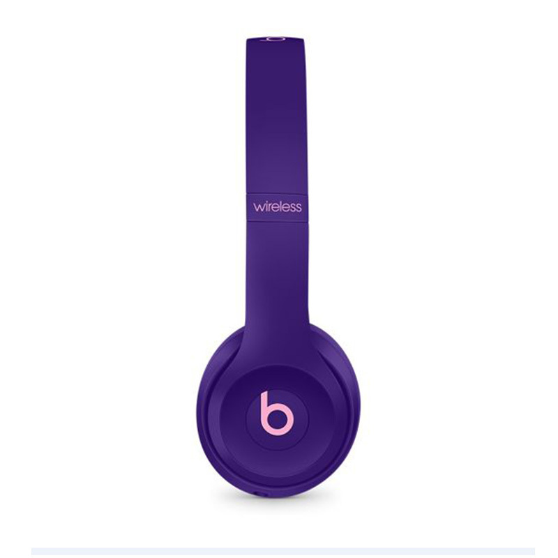 BEATS Solo3 Wireless 无线耳机 头戴式蓝牙耳机 带麦跑步运动耳机 Pop 紫