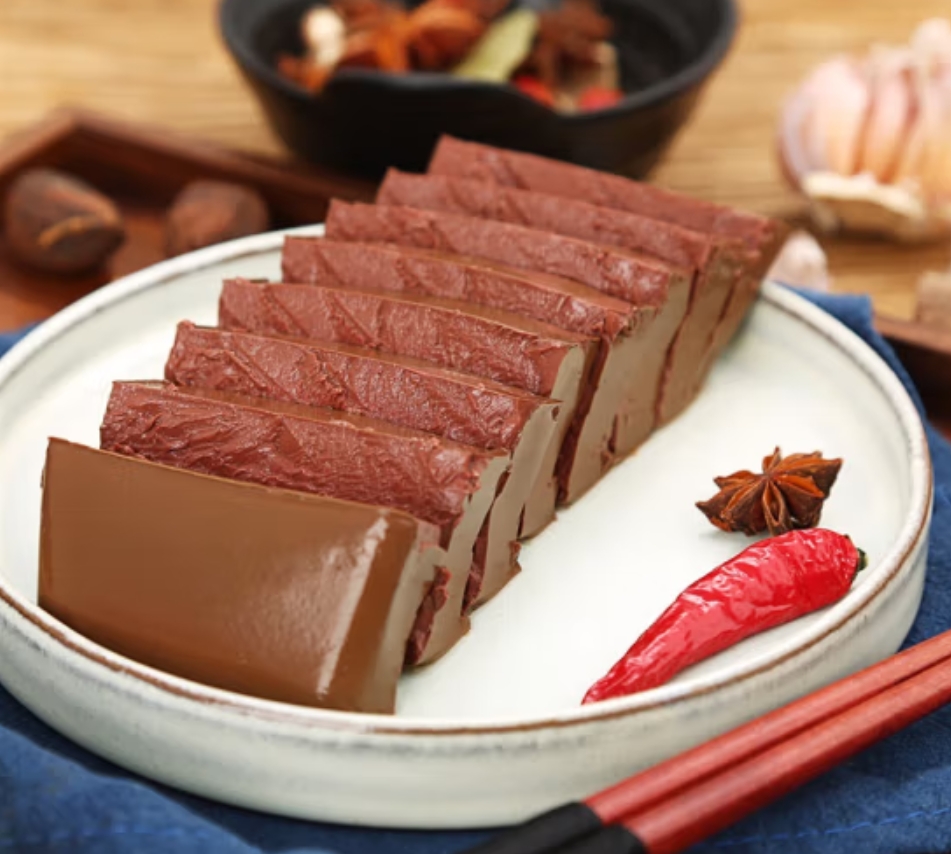 苏宁宜品鸭血435g*1盒毛血旺涮煮火锅麻辣烫食材