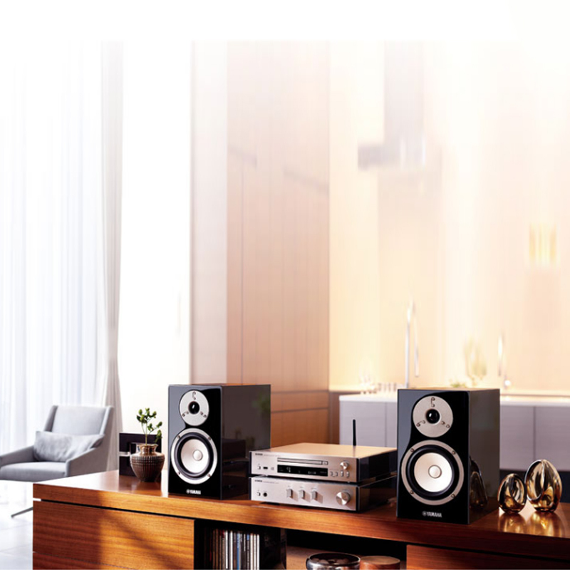 雅马哈(Yamaha)MCR-N670 音响 音箱 迷你音响 CD机 HIFI组合套装 2.1声道