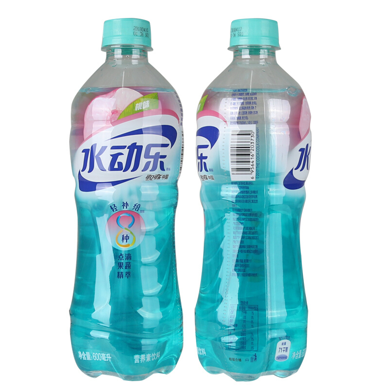 水动乐果蔬系列桃味600ML单瓶