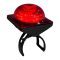 鸿灵睿芯 RX-JSD18 DC3.7V 5W IP66 10HZ LED太阳能声光警示灯(计价单位:盏)黑色