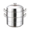 朗赫奥斯顿三层蒸锅304不锈钢30cm蒸锅 LH-ZG10