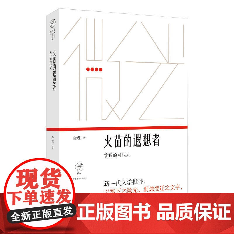 火苗的遐想者:致我的同代人(“微光·青年批评家集丛”第二辑) 金理 上海文艺出版社 正版书籍高清大图