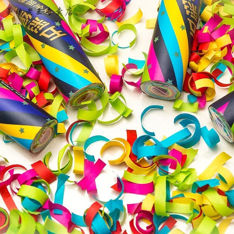 结婚庆用品喷彩带礼花筒庆典手持花彩条礼宾花开业礼炮