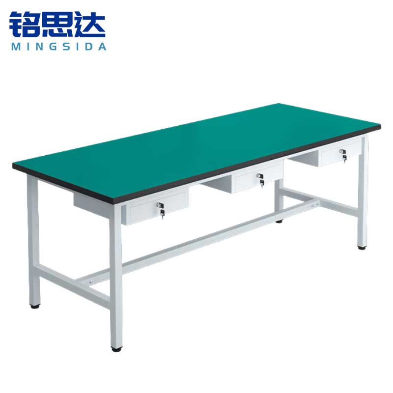 铭思达轻型防静电工作台200*80*75cm三抽张