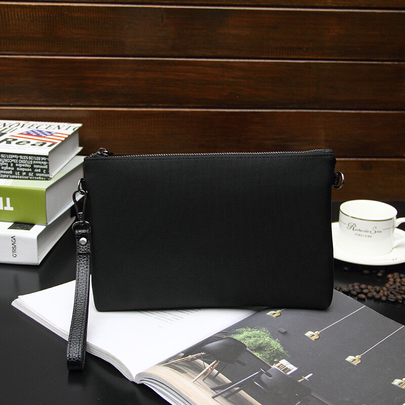 精神小伙夹包社会手拿包男士手包吴迪刘叉叉津布帆布钱包大容量