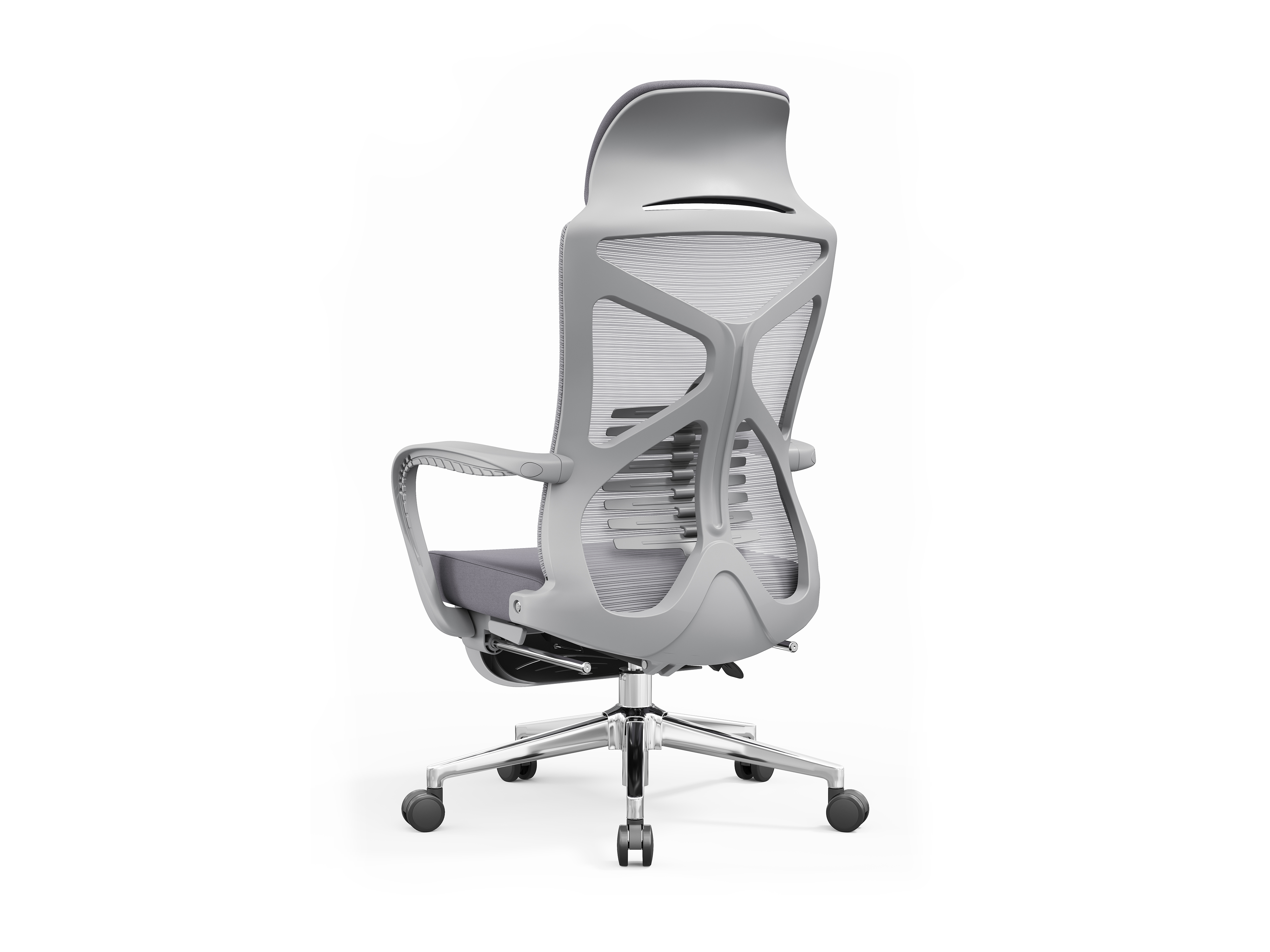 德诚和(DCH)升降转椅带扶手高背办公椅主管椅高清大图