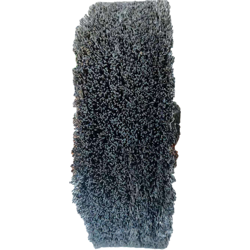 蔚珺牌轮轴除锈机钢丝轮端刷300mm个高清大图