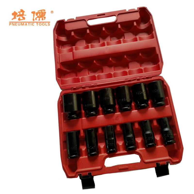 培儒 1“加长六角套筒12件套组合套装 PR-1-12 (单位:套)高清大图