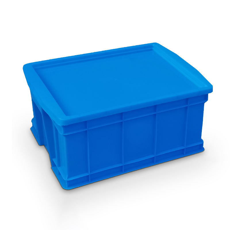 臻远ZY-SNXD-73收纳储物箱长方形物流中转箱带盖子 430*323*195mm高清大图