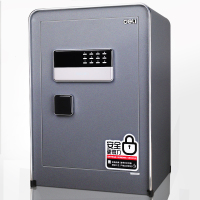 得力4058 电子密码保管箱(深灰) 方便实用安全 电子密码保管箱 家用保险柜保险箱