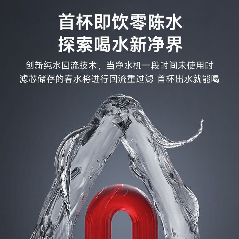 格力(GREE)净水器家用1200G大通量直饮机自来水过滤器6年长效RO膜反渗透净水机 WTE-PT180-2088图片