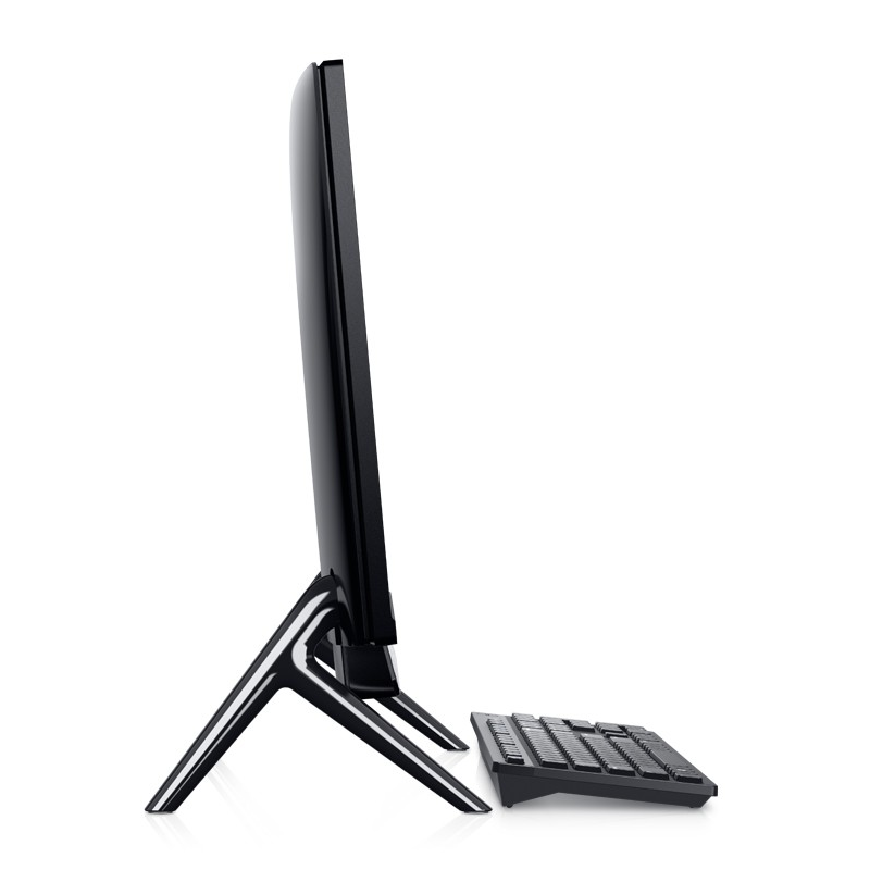 Dell/戴尔 灵越5490 23.8英寸大屏一体机微边框 全新10代酷睿 i5-10210U/8GB /256G Pcie 固态 高清IPS 台机超薄台式机家用 十代办公电脑黑色