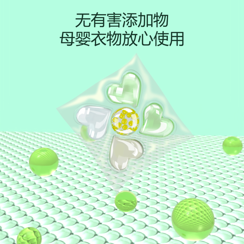 5D山茶花香氛洗衣凝珠8g/颗 无泡沫清洁洗衣液留香珠柔顺五效合一高清大图