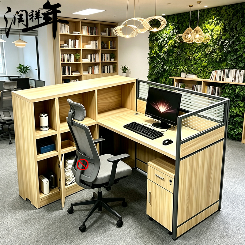 屏风工位办公桌PFZ-299 张高清大图