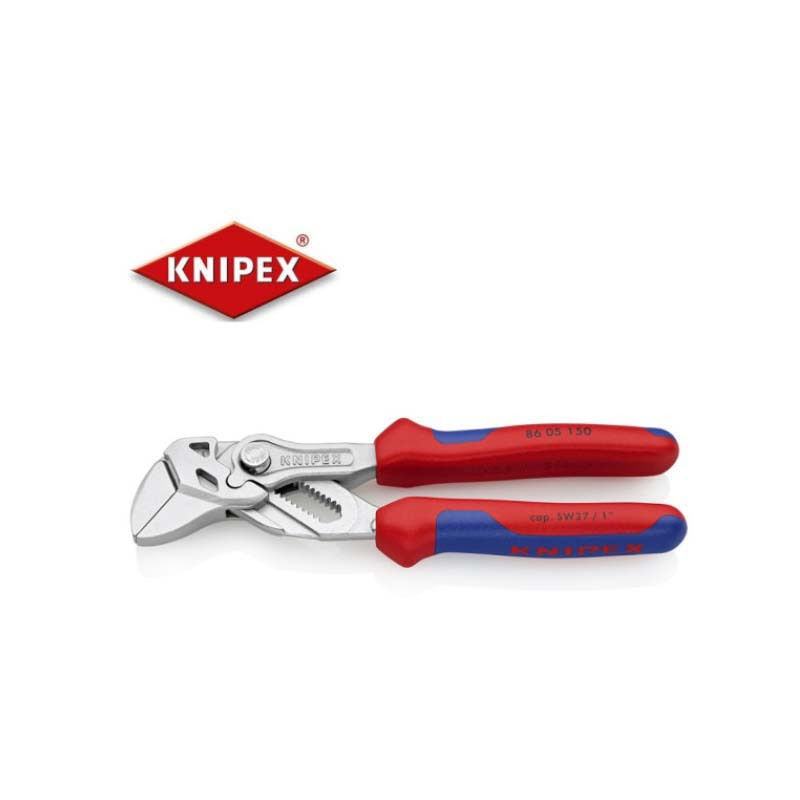 凯尼派克(KNIPEX) 双色双材料手柄钳式扳手 K8605150 货期8周