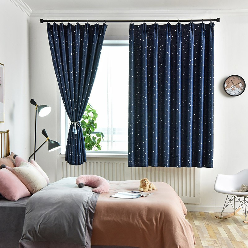 企购优品罗马杆简约窗帘带罗马杆含安装视频