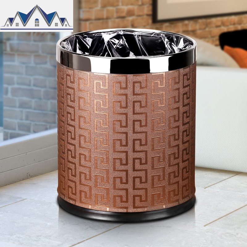 垃圾桶家用客厅创意简约可爱酒店用卧室办公室厨房卫生间大号现代_1_703高清大图
