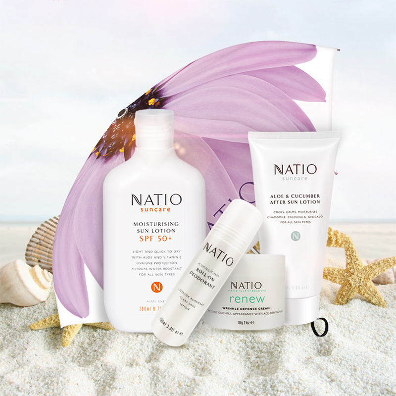 NATIO娜缇欧 保湿补水面部护理 夏日防晒限量版