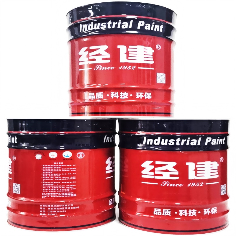 经建 醇酸调和漆 黑17kg 桶高清大图