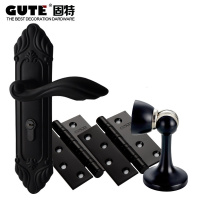 固特GUTE 欧式室内房门锁静音卧室执手锁具(适合门厚度38-45mm) 5A599
