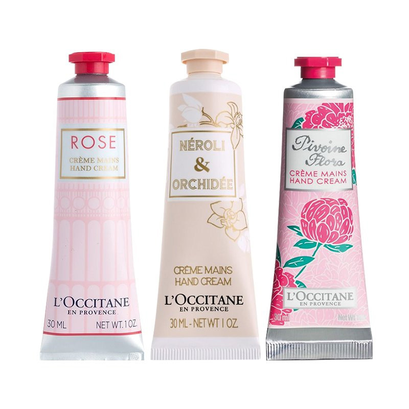 L’OCCITANE 欧舒丹 圣诞护手霜套盒 30ml*6(乳木果+马鞭草+芍药牡丹+玫瑰+杏仁+兰花)