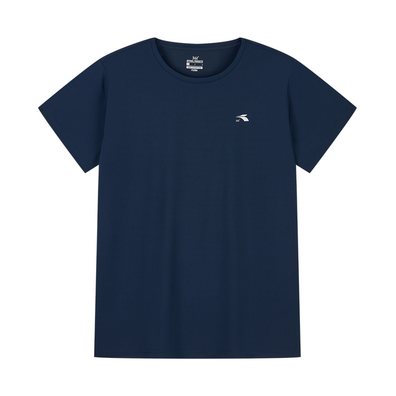 361°运动T恤夏季透气宽松休闲男式短袖舒适圆领短T