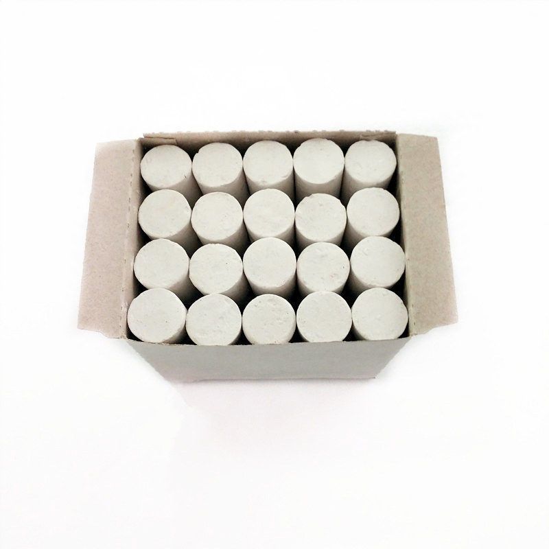 白色大粉笔木材钢管大号加粗粉笔白色粗粉笔船用粉笔20支白色1盒20支