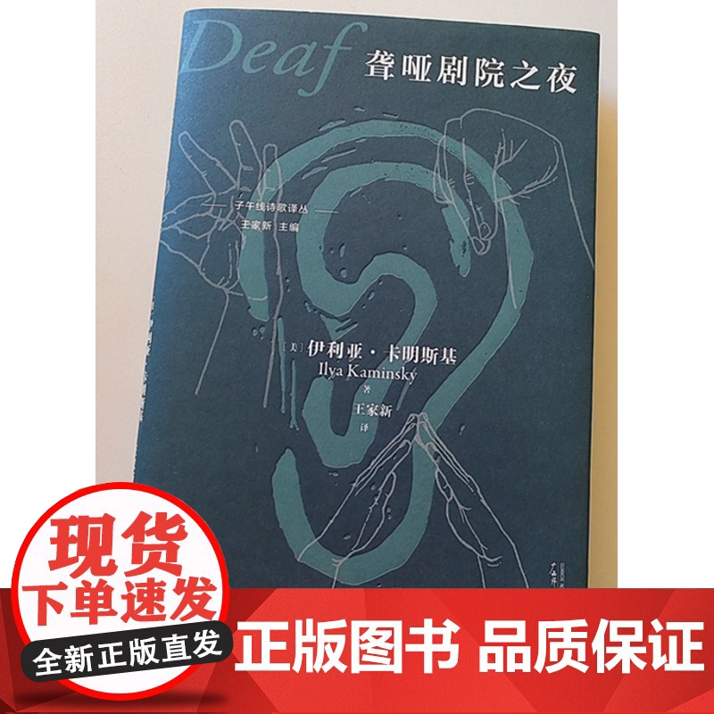 纯粹·聋哑剧院之夜 (美)伊利亚·卡明斯基/著 王家新/译 诗歌 广西师范大学出版社高清大图